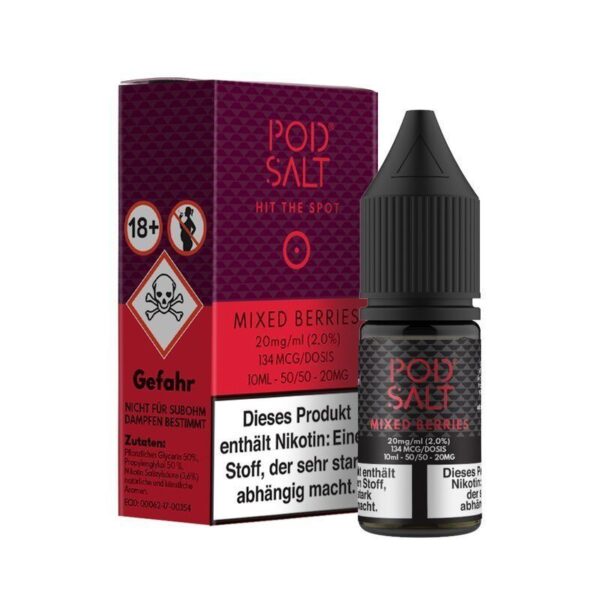 POD SALT MIXED BERRIES Nikotinsalz Liquid