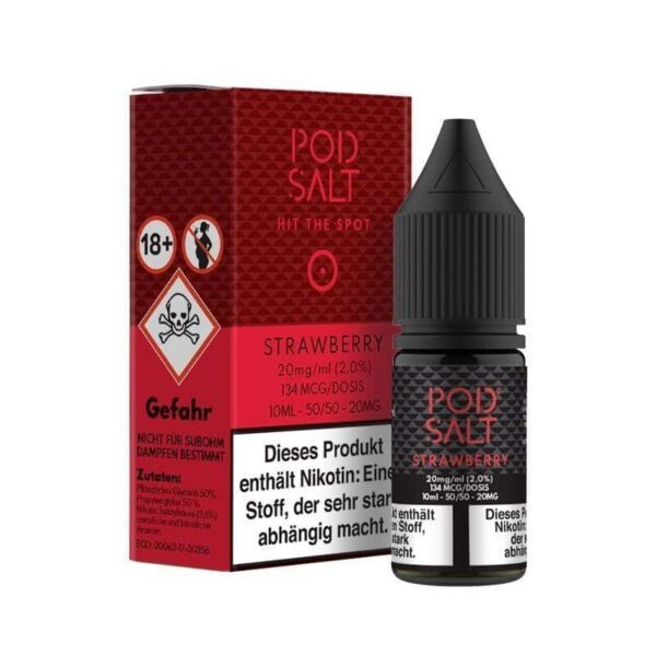 POD SALT STRAWBERRY Nikotinsalz Liquid
