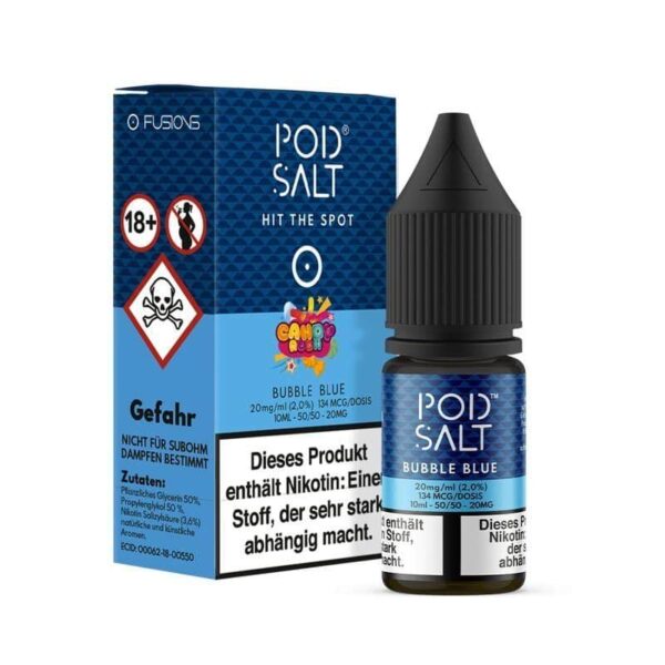 POD SALT FUSION BUBBLE BLUE Nikotinsalz Liquid