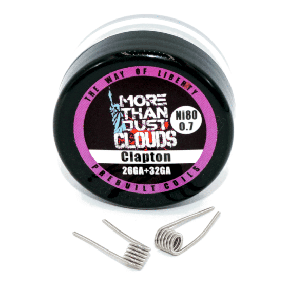 Clapton Ni80 0,7 Ohm TWOL prebuilt Coils für Selbstwickler und Verdampfer