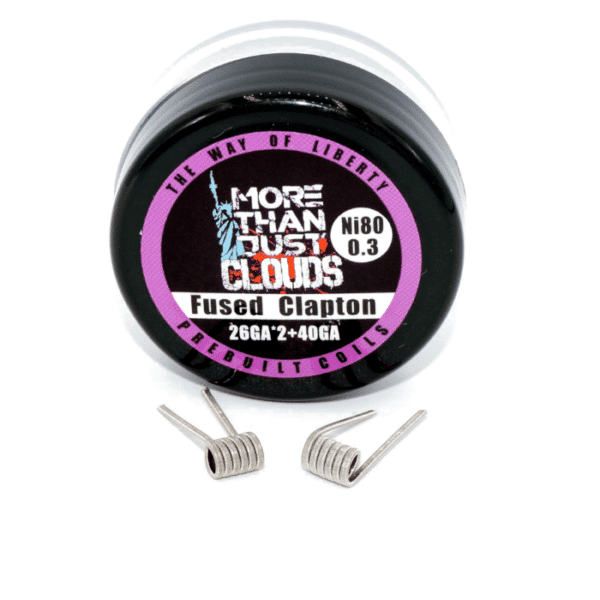 Fused Clapton 0,3 Ohm TWOL prebuilt Coils für Selbstwickler und Verdampfer