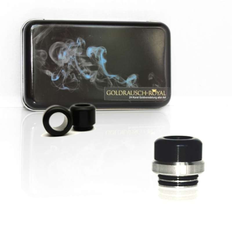Goldrausch Drip Tip 810 Edt. No 1 HB Goldrausch Edition No.1 810er Mundstück Set Edelstahl Mundstücke und Drip Tips