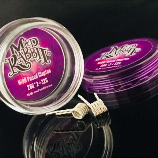 Mad Rabbit NI90 Fused Clapton 0,15 Ohm TWOL prebuilt Coils für Selbstwickler und Verdampfer