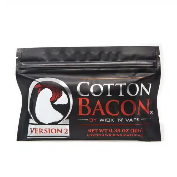 Wick-N-Vape-Cotton-Bacon-V2 Cotton Bacon V2 Wickelwatte für Selbstwickler und Verdampfer, Dampferwatte