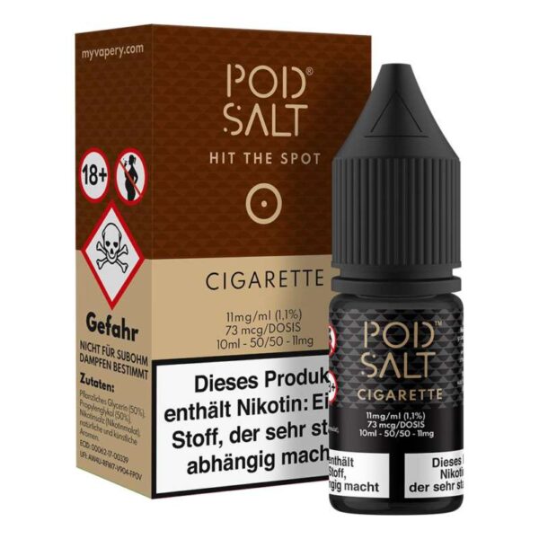 Cigarette Pod Salt Nikotinsalz 11mg/ml Liquid Saltnic und Shortfill. Nikotinsalz Liquid