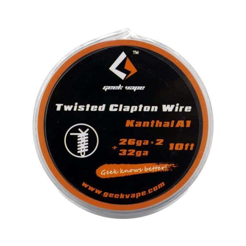 GeekVape Twisted Calpton 26x2x32 Kanthal A1 GeekVape KA1 Twisted Clapton Wire Drahtrollen Coils für Selbstwickler und Verdampfer