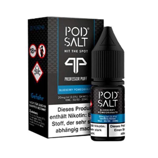 Pod Salt Blueberry Pomegranate Fusion Professor Puff Nikotinsalz Liquid