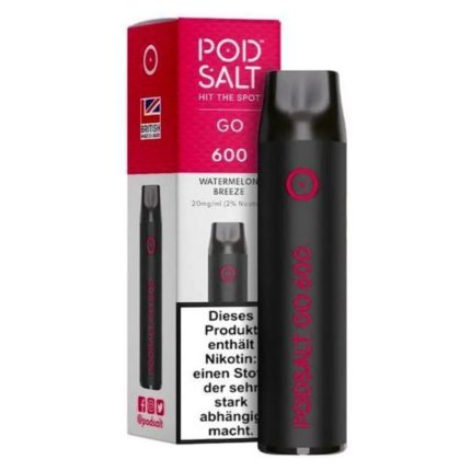Einweg E-Zigarette Disposable Pod Salt Go 600
