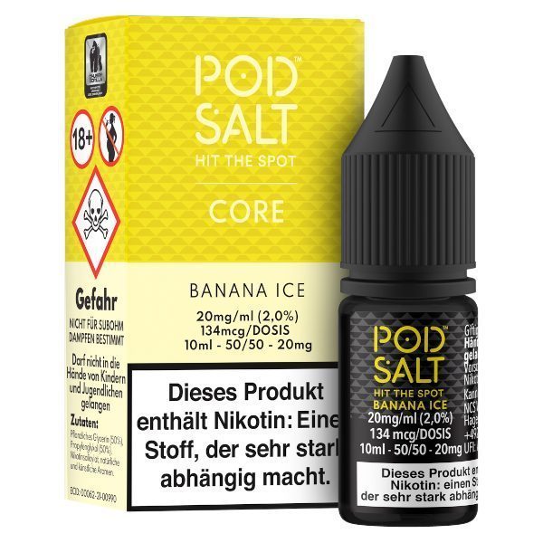 pod-salt-banana-ice-10-ml-20-mg-ml Pod Salt Banana Ice Nikotinsalz Liquid