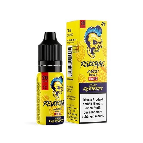 Revoltage Yellow Rasberry Salt Nic 20mg Revoltage Yellow Raspberry Salt Nic 20mg