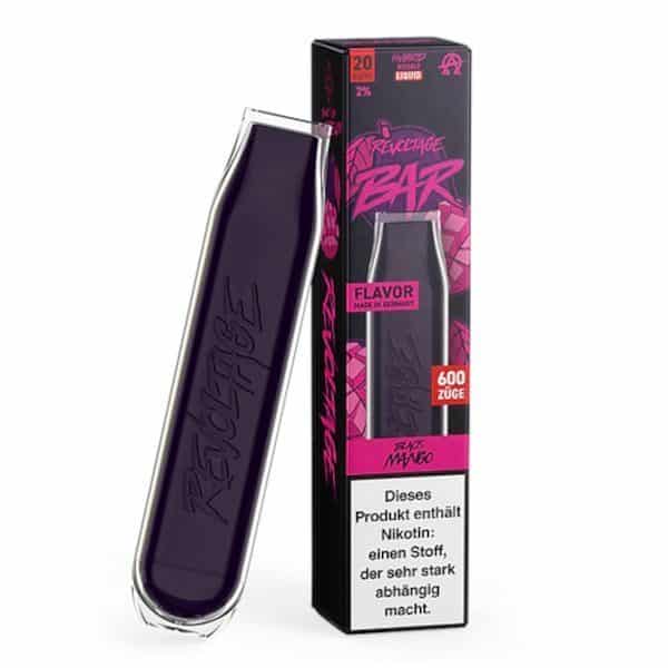 Revoltage Bar Einweg Vape 20mg Salt Nic Revoltage Disposable Black Mango Einweg E-Zigarette