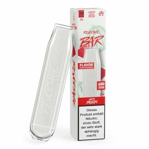 Revoltage Bar Einweg Vape 20mg Salt Nic Revoltage Disposable White Melon Einweg E-Zigarette