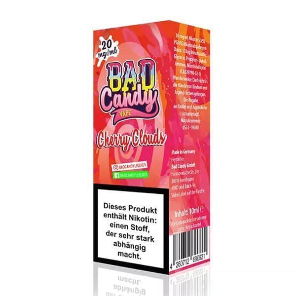 Cherry Clouds Bad Candy Nikotinsalz 10ml 20mg Neue Bad Candy Nikotinsalze Liquid