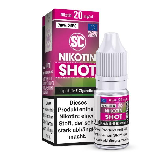 SC Nikotin Shot 20mg 70 30 10ml SC Nikotin Shot 20mg 70VG/30PG 10ml