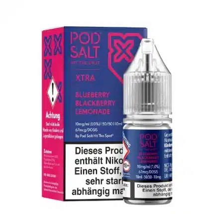 Pod Salt X Blueberry Blackberry Lemonade Nikotinsalz 10mg/ml 10ml