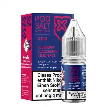 Pod Salt Xtra Blueberry Blackberry Lemonade Nikotinsalz 20mg/ml 10ml