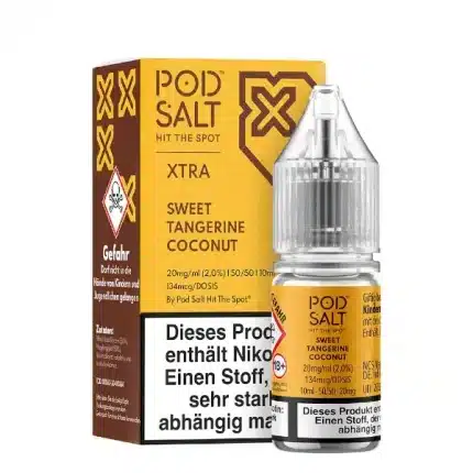 Pod Salt Xtra Sweet Tangerine Coconut Nikotinsalz 20mg/ml 10ml Nikotinsalz Liquid
