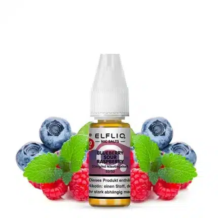 Elfliq Blueberry Sour Raspberry Nikotinsalz Liquid 10ml 20mg
