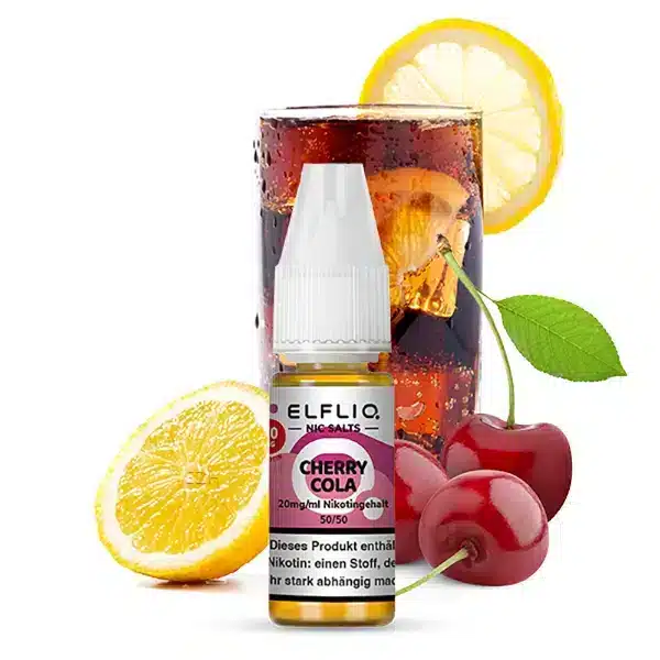Elfliq Cola Cherry Nikotinsalz Liquid 10ml 20mg Elfliq Cola Cherry Nikotinsalz Liquid 10ml 20mg