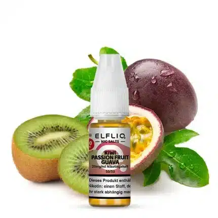 Elfliq Kiwi Passion Fruit Guava Liquid 10ml 20mg