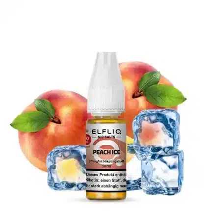 Elfliq Peach Ice Liquid 10ml 20mg