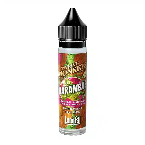 Twelve Monkeys Harambae Aroma 10ml Longfill Twelve Monkeys Harambae Aroma 10ml Longfill