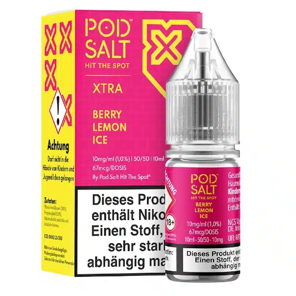 Pod Salt Xtra Berry Lemon Ice Nikotinsalz 10mg Pod Salt Xtra Berry Lemon Ice Nikotinsalz 10mg
