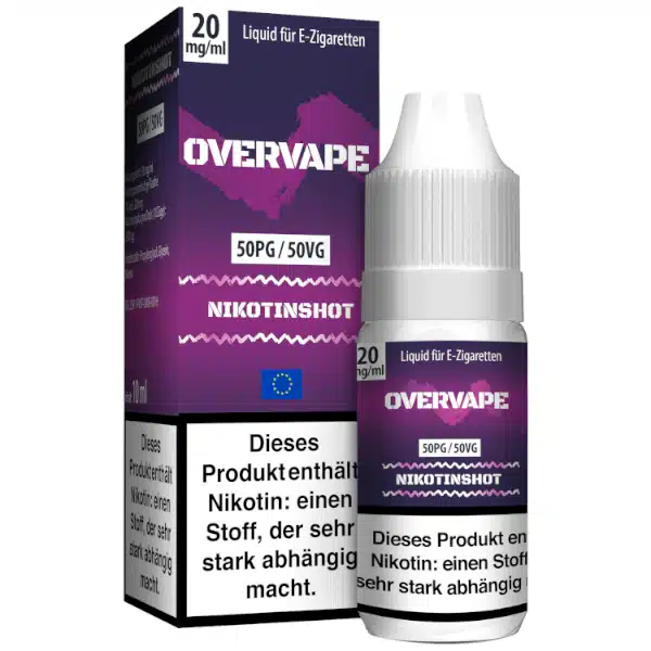 Overvape Nikotin Shot 50 50 20mg Overvape Nikotin Shot 50 50 20mg/ml