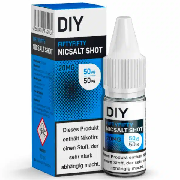 DIY Nikotinsalz Shot 50 50 20mg DIY Nikotinsalz Shot 50 50 20mg/ml