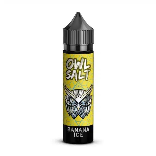 OWL Salt Longfill Banana Ice Aroma 10 ml in 60 ml