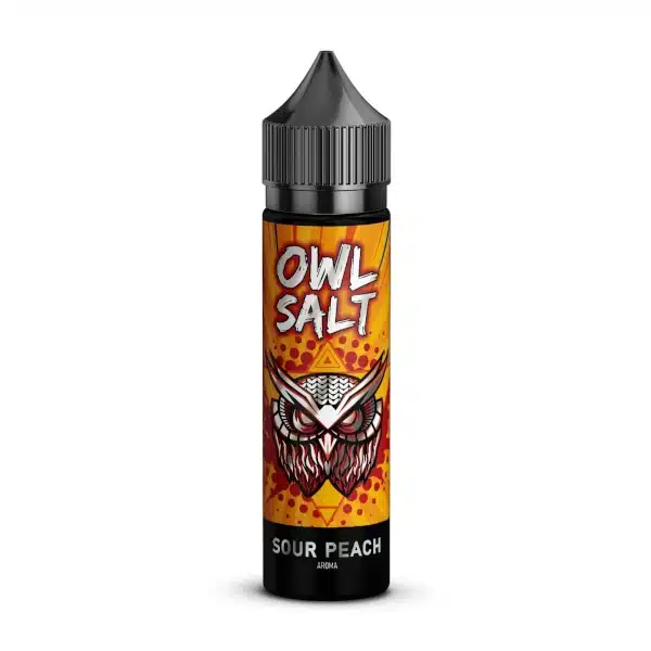 OWL Salt Longfill Sour Peach Aroma 10 ml in 60 ml