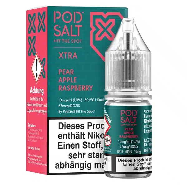 Pod Salt Xtra Pear Apple Raspberry Nikotinsalz 10mg Pod Salt Xtra Pear Apple Raspberry Nikotinsalz 10mg