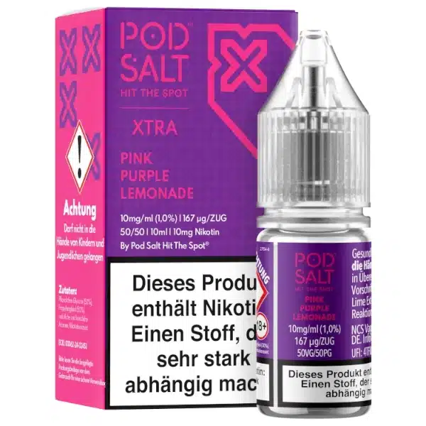 Pod Salt Xtra Pink Purple Lemonade Nikotinsalz 10mg