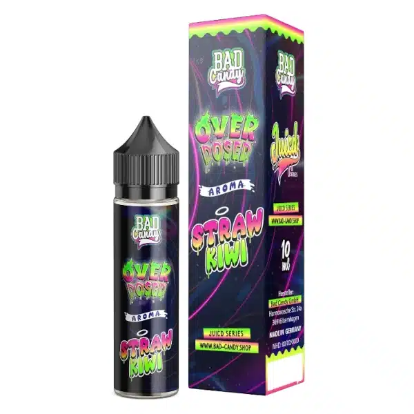 BAD CANDY JUICD SERIES Straw Kiwi Aroma 10ml BAD CANDY JUICD SERIES Straw Kiwi Aroma 10ml