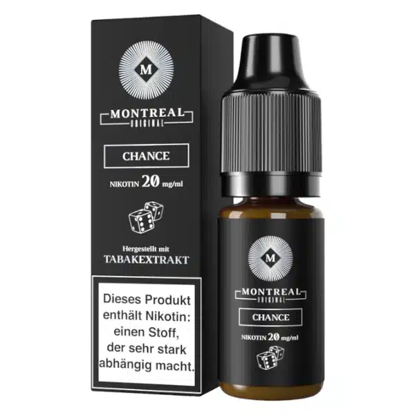 Montreal Chance Nikotinsalz Liquid 20mg 10ml Montreal Chance Nikotinsalz Liquid 20mg 10ml