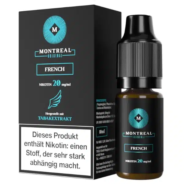 Montreal French Nikotinsalz Liquid 20mg 10ml Montreal French Nikotinsalz Liquid 20mg 10ml